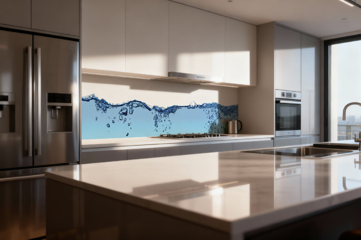 Küchenrückwand Wasser Splash