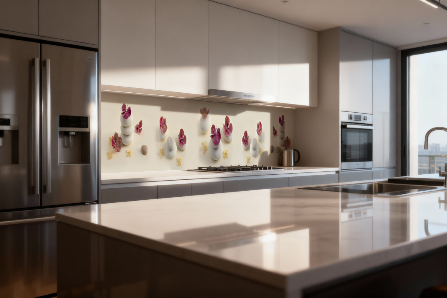 Küchenrückwand Wellness Motiv Natur