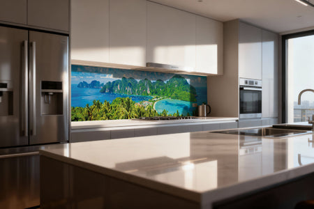 Küchenrückwand Tropische Insel Panorama