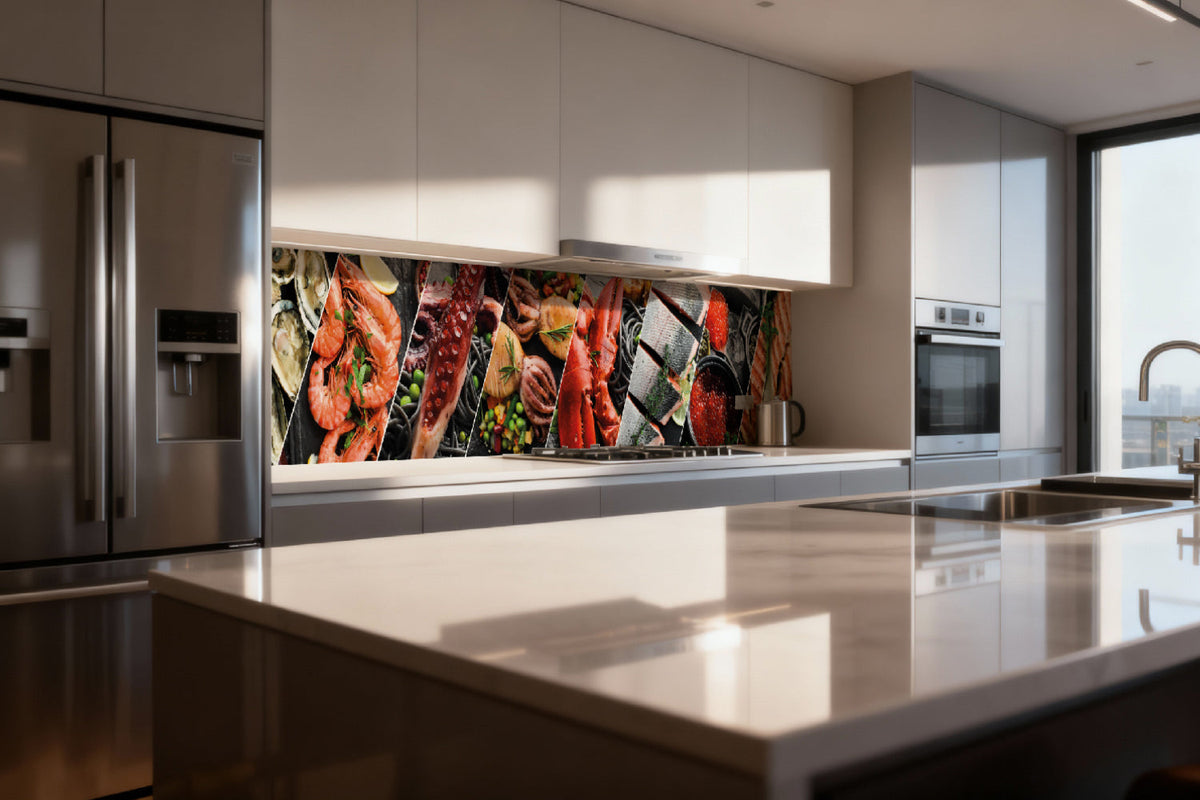 Küchenrückwand Meeresfrüchte & Fisch