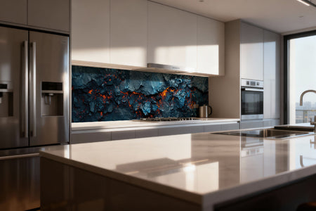 Küchenrückwand Glühende Erdspalte