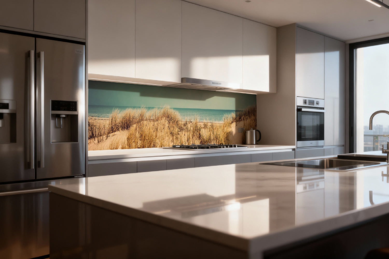 Küchenrückwand Strand und Dünen