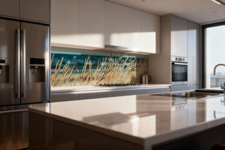 Küchenrückwand Dünengras am Meer
