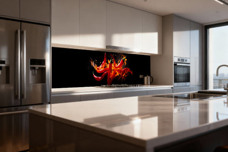 Küchenrückwand Feurige Chili