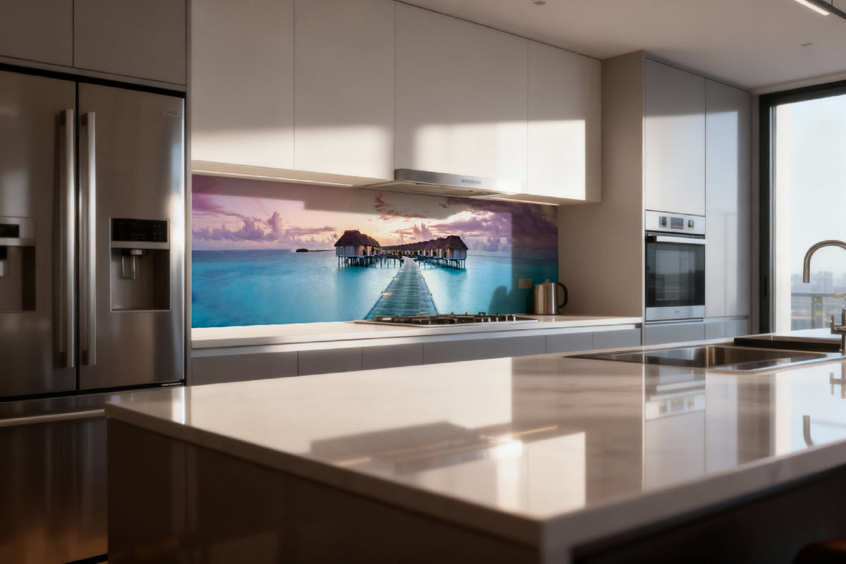 Küchenrückwand Tropisches Inselparadies