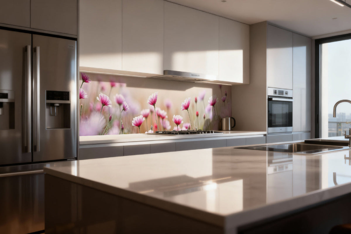 Küchenrückwand Frühlingsblumen