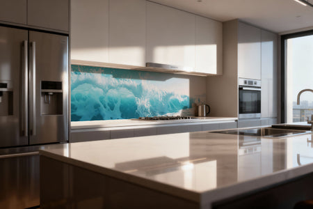 Küchenrückwand Türkisblaues Meer