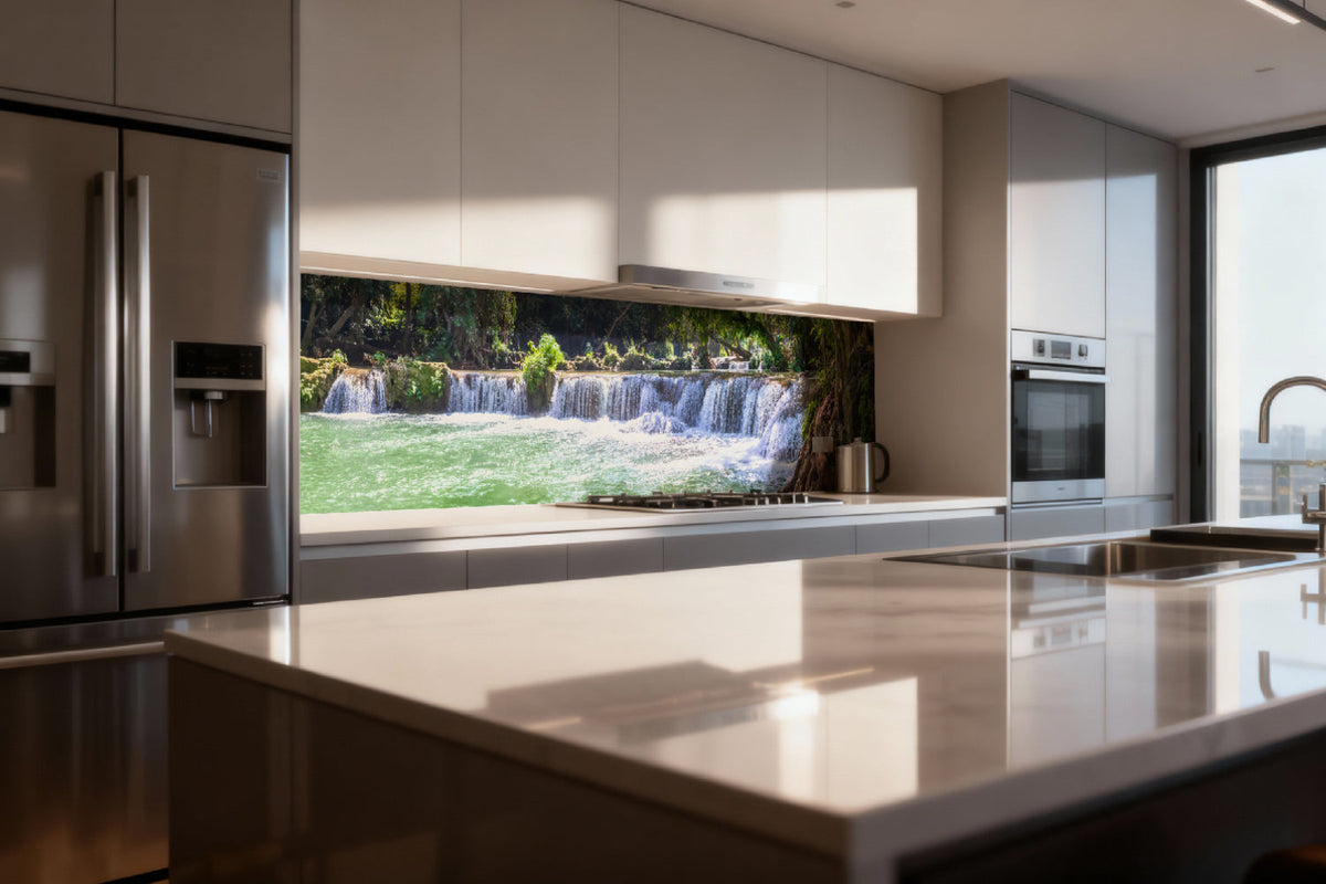 Küchenrückwand Wasserfall