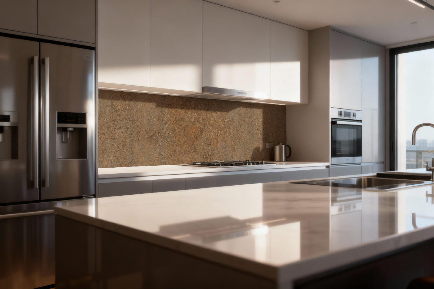 Küchenrückwand Rostoptik