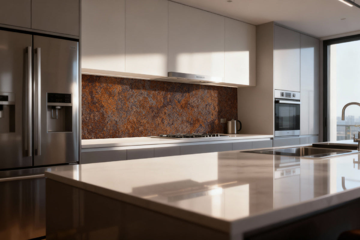 Küchenrückwand Rostoptik Dunkel