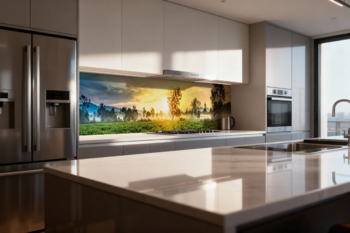 Küchenrückwand Sonnenaufgang