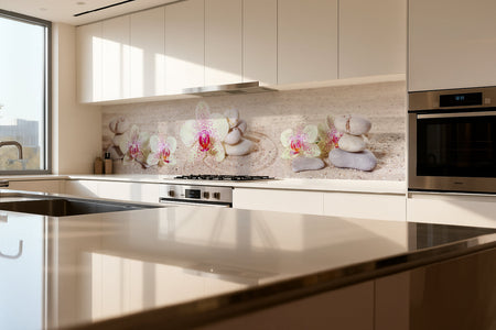 Küchenrückwand Wellness Orchideen