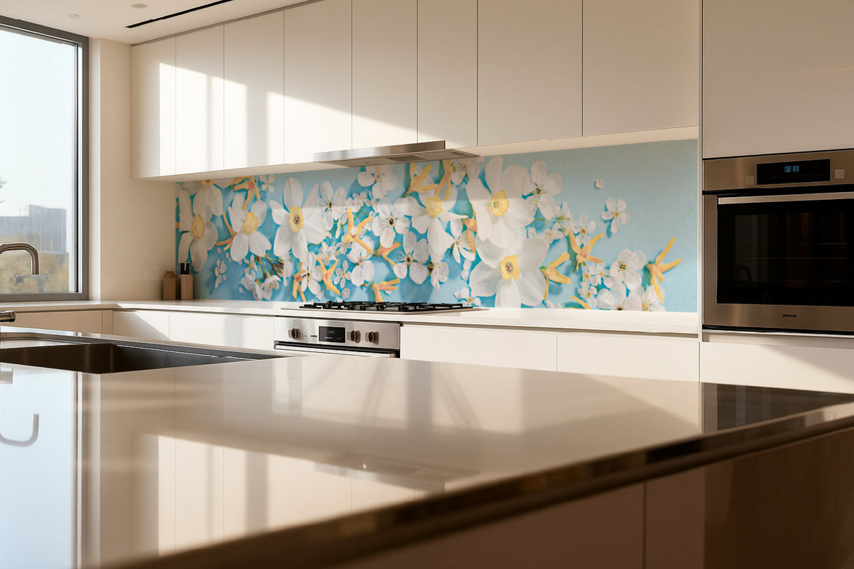 Küchenrückwand Narzissen & Blüten