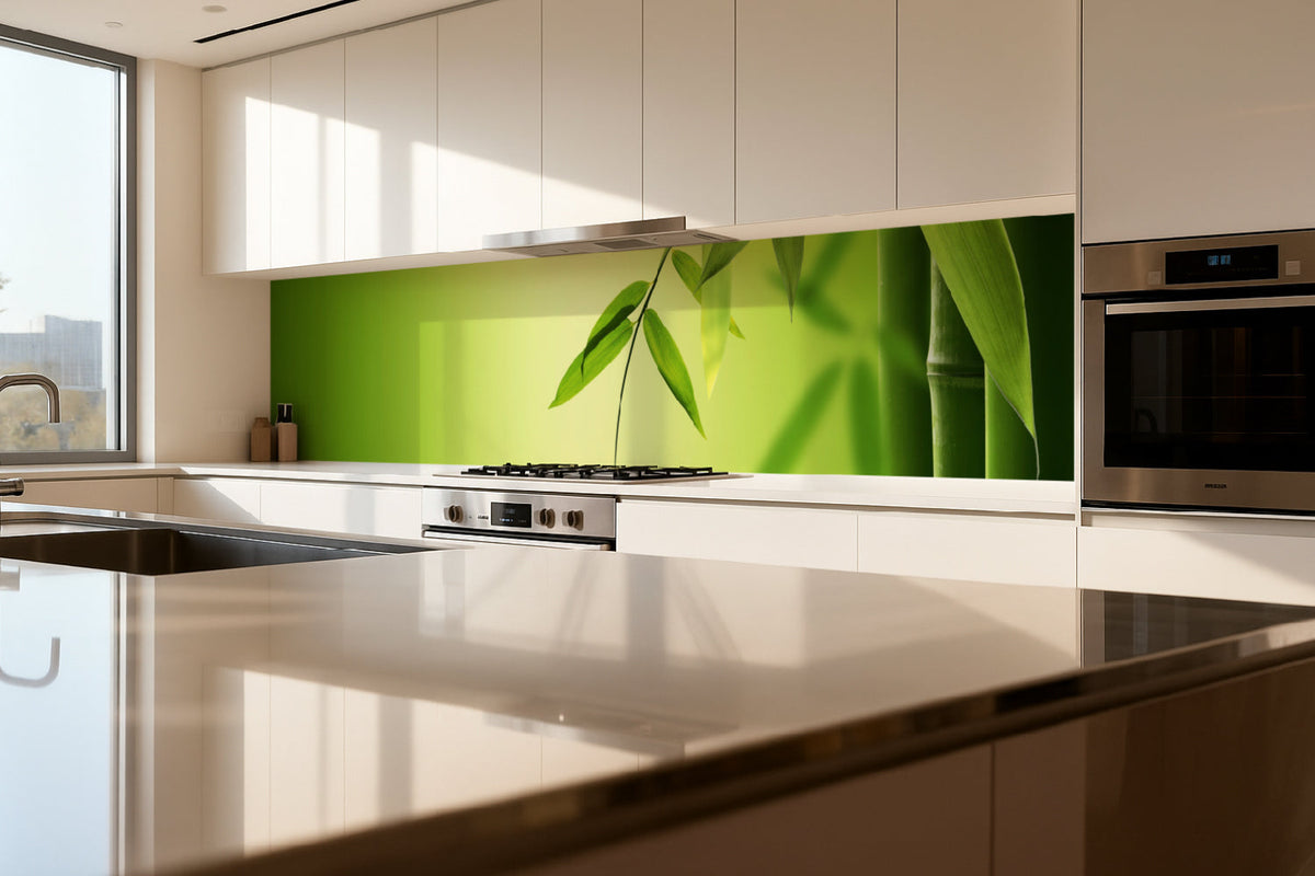 Küchenrückwand Zen Bambus