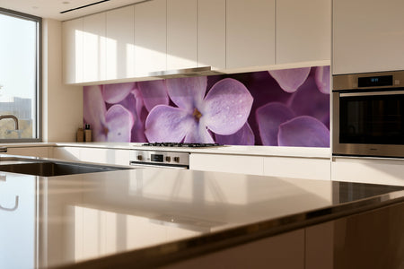 Küchenrückwand Fliederblüte Nahaufnahme