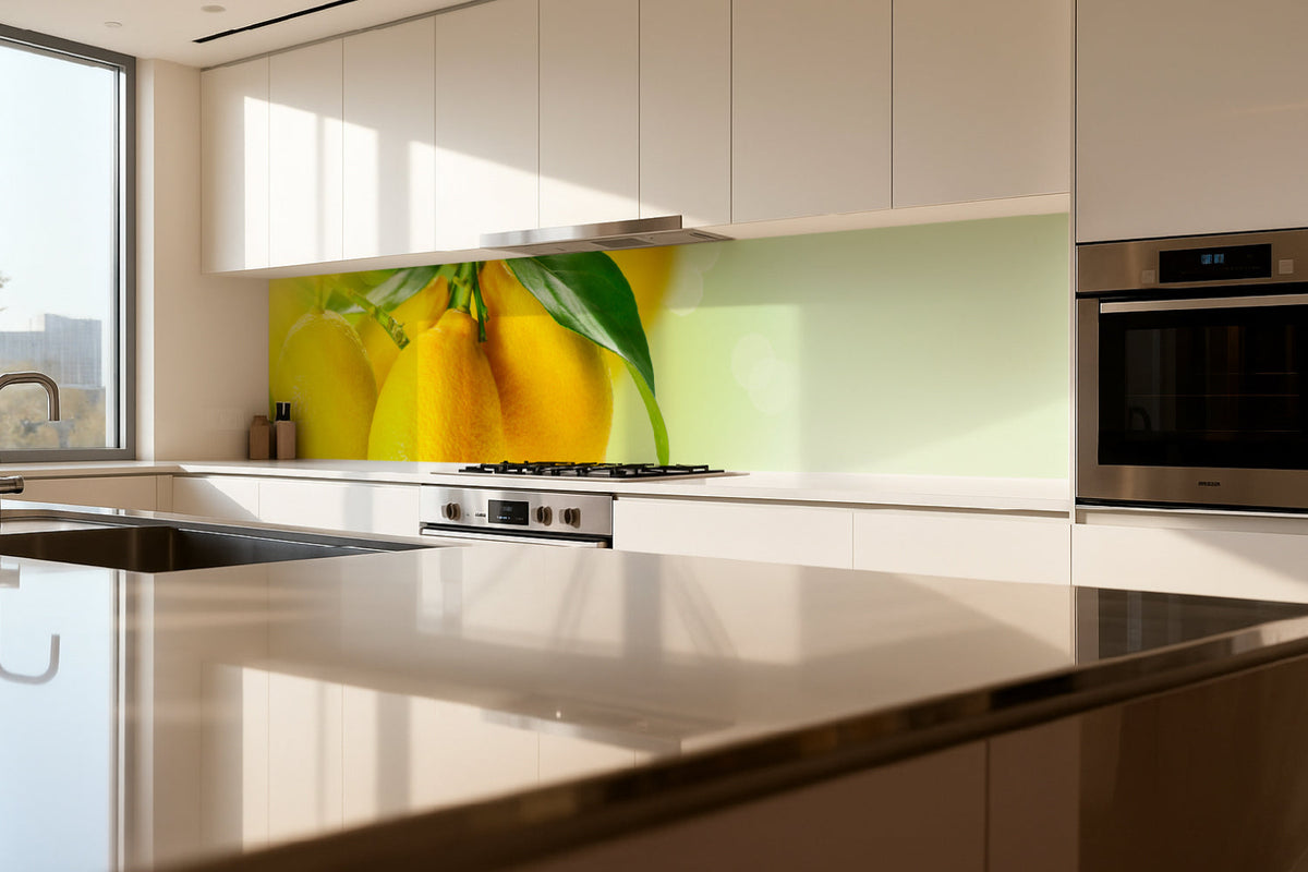 Küchenrückwand Frische Zitrone
