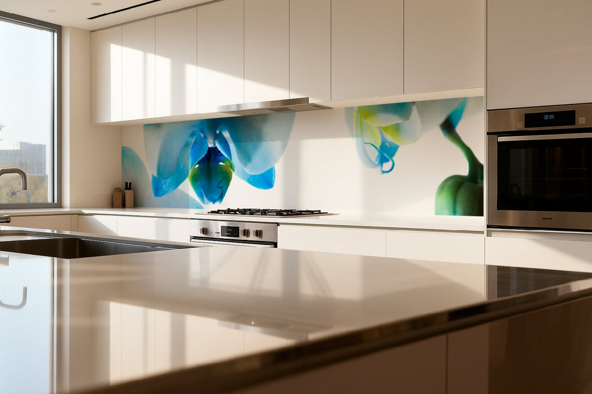 Küchenrückwand Orchideenlicht