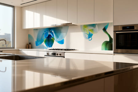 Küchenrückwand Orchideenlicht