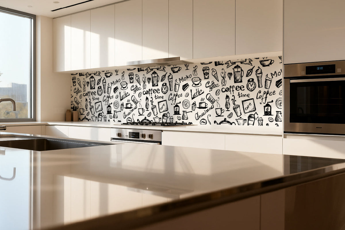 Küchenrückwand Coffee Time