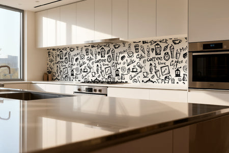 Küchenrückwand Coffee Time
