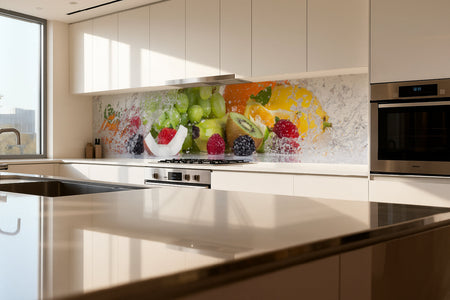 Küchenrückwand Früchte Splash