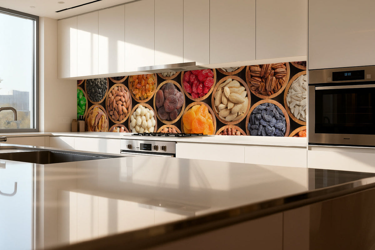 Küchenrückwand Nüsse & Trockenfrüchte