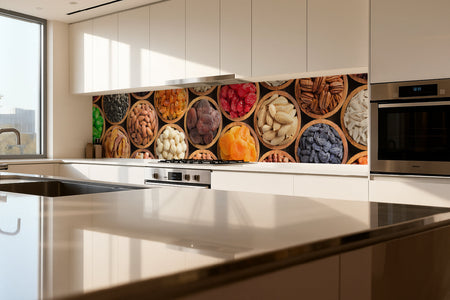 Küchenrückwand Nüsse & Trockenfrüchte