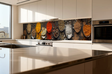 Küchenrückwand Kräuter & Gewürze