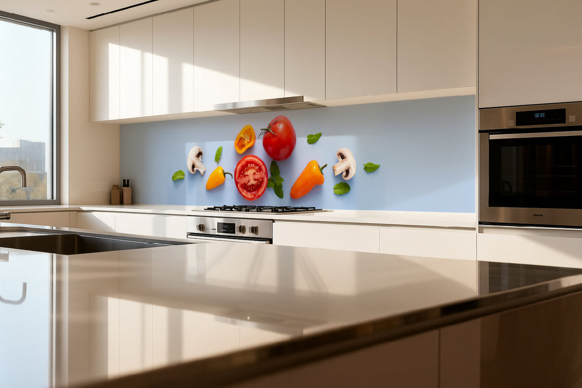 Küchenrückwand Tomaten & Paprika