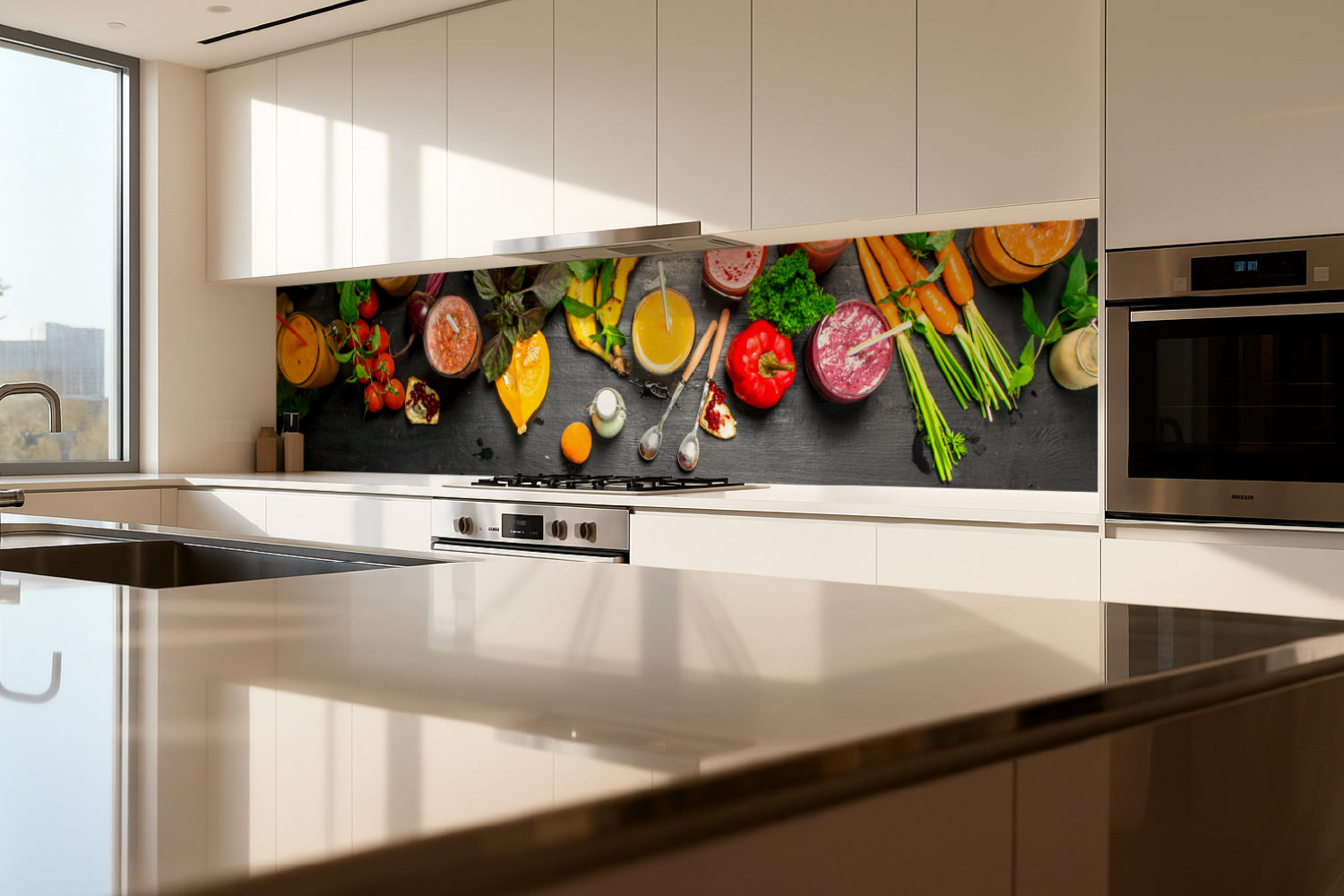 Küchenrückwand Gemüse & Smoothies