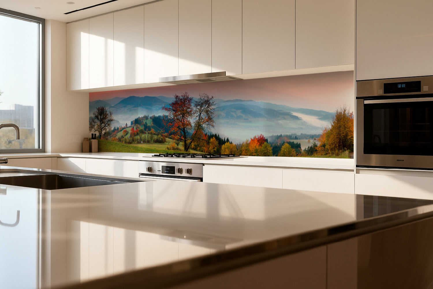 Küchenrückwand Herbstlandschaft