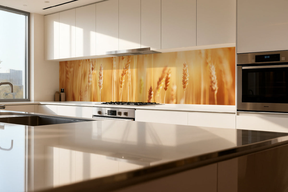 Küchenrückwand Weizenfeld