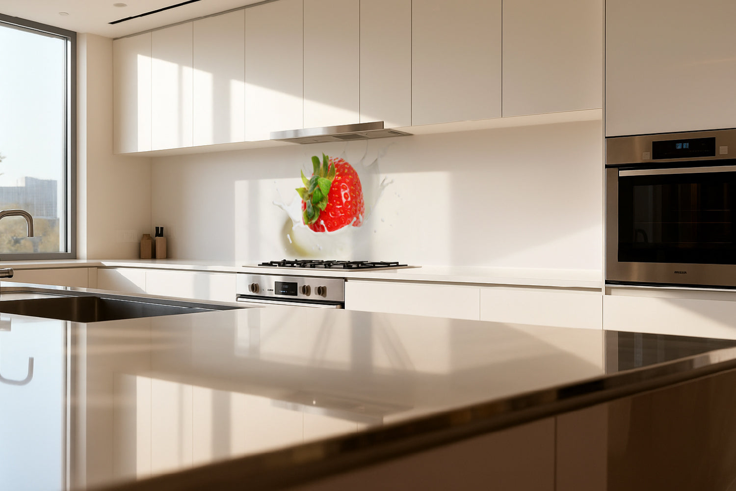 Küchenrückwand Erdbeere Splash