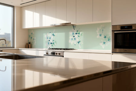 Küchenrückwand Frühlingsblüten Elegant