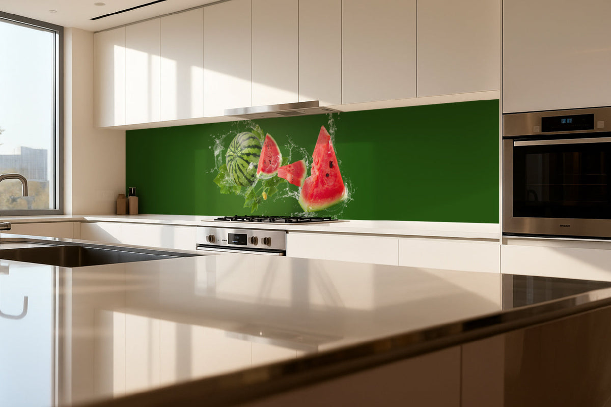 Küchenrückwand Wassermelone Splash