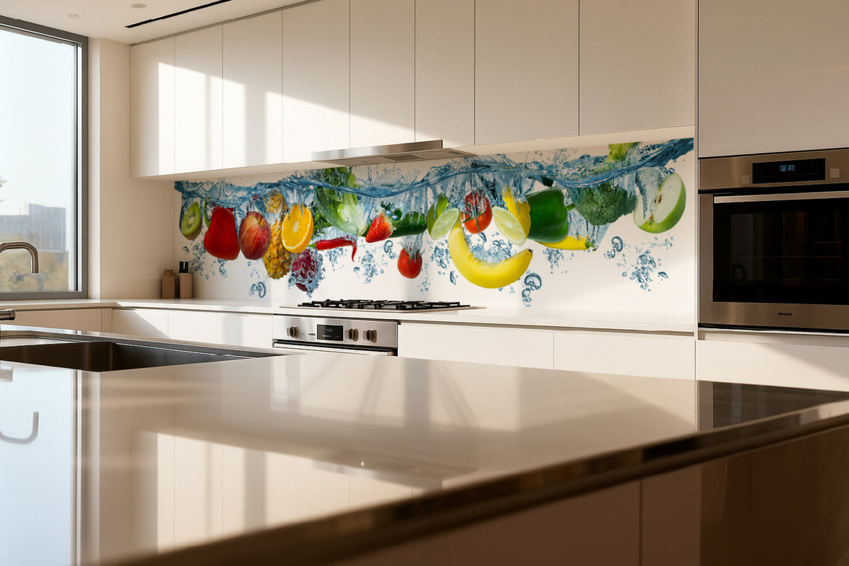 Küchenrückwand Obst & Gemüse Splash