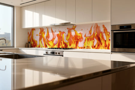 Küchenrückwand Feuer & Flammen