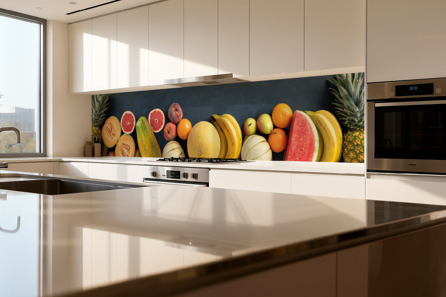 Küchenrückwand Tropische Früchte Design