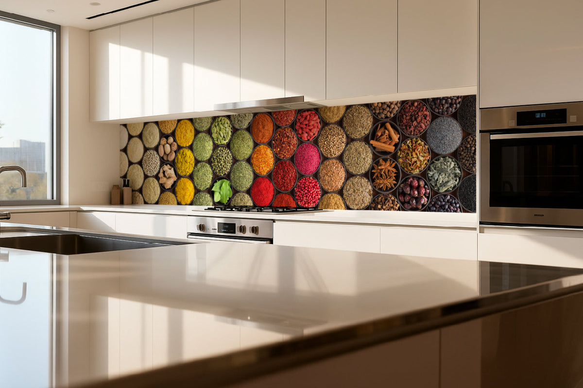 Küchenrückwand Exotische Gewürzmischung