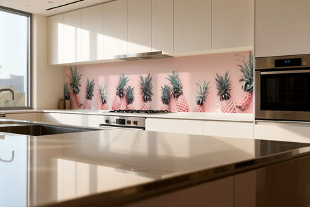 Küchenrückwand Stylische Ananas Design