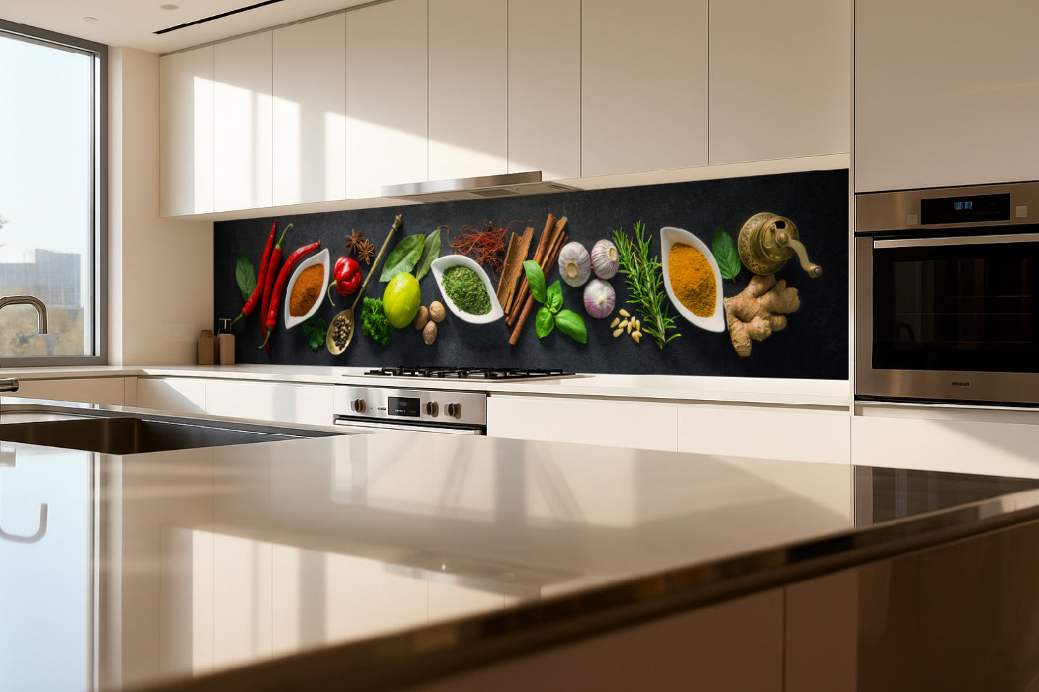 Küchenrückwand Gewürze & Kräuter