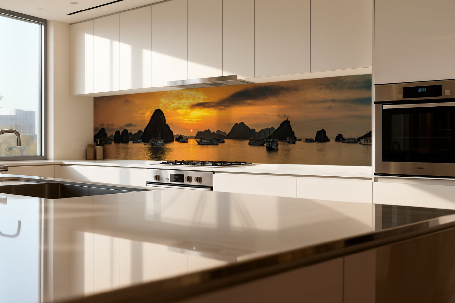 Küchenrückwand Meereslandschaft Sunset