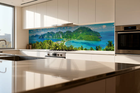 Küchenrückwand Tropisches Inselparadies