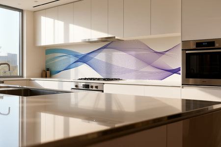 Küchenrückwand Linien Design