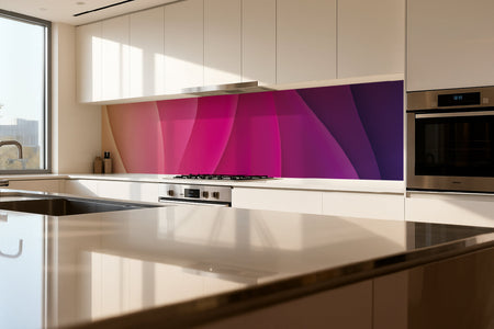 Küchenrückwand Abstrakt Pink Violett