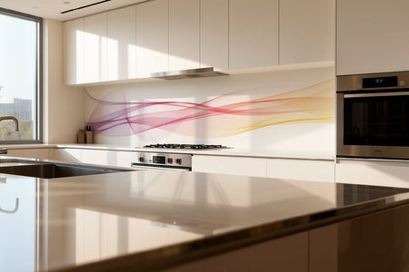 Küchenrückwand Elegant Pastellfarben