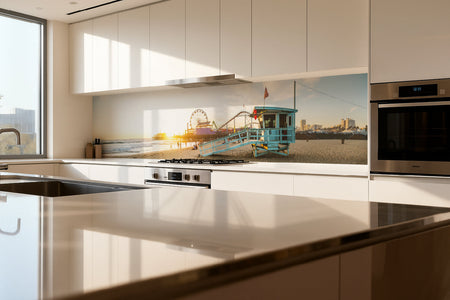 Küchenrückwand Strand Sonnenuntergang Kalifornien