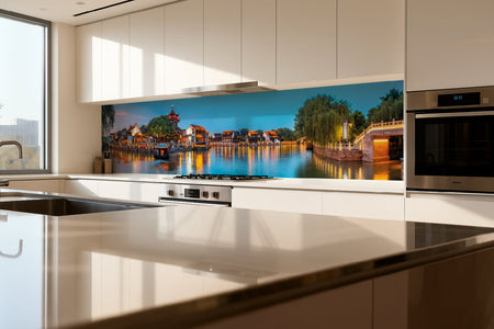 Küchenrückwand China Nachtansicht