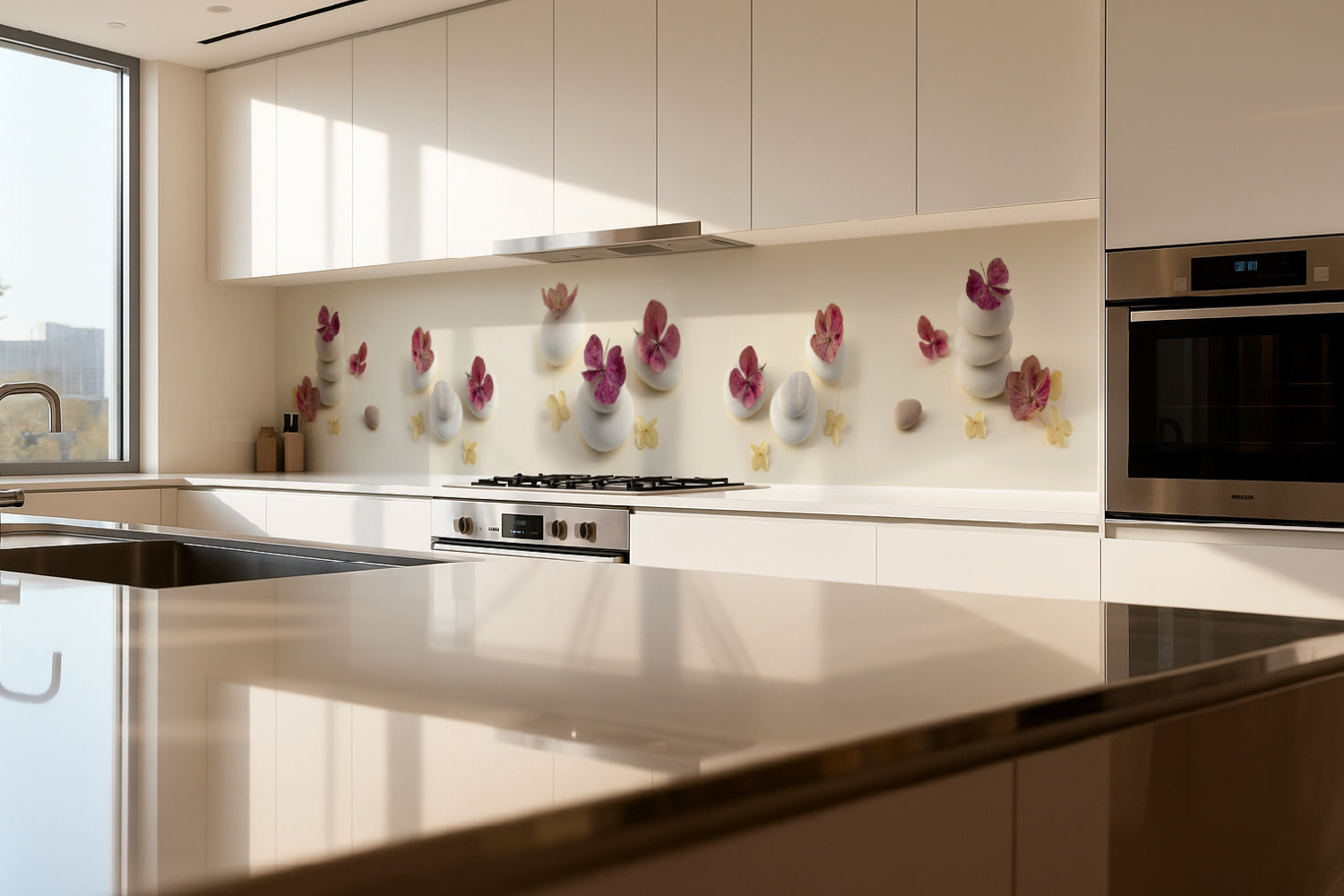 Küchenrückwand Wellness Motiv Natur