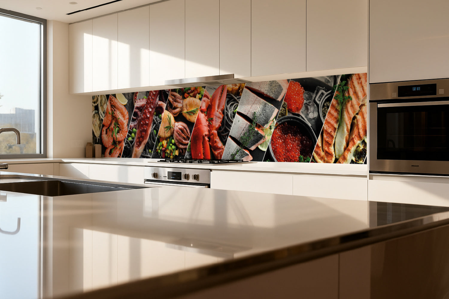 Küchenrückwand Meeresfrüchte & Fisch